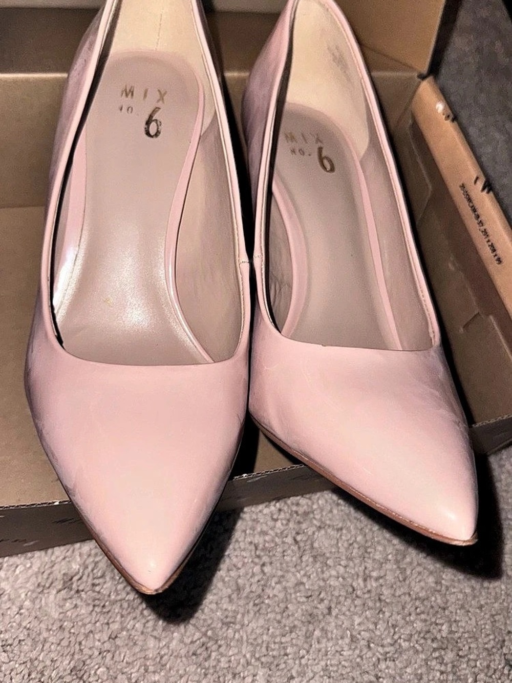 MIX NO. 6 Danyah Pump Pointed-Toe Heels Pink US 6
